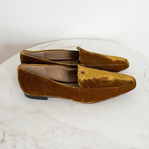 NEW Sam Edelman Emelie Rust Velvet Loafers Size 5 - Picture 7 of 8